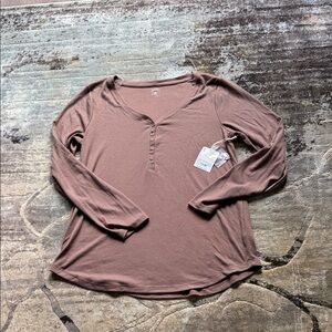 a.n.a Women's Button Down Shirt - Soft Mauve